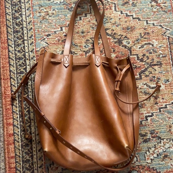 madewell medium drawstring transport tote